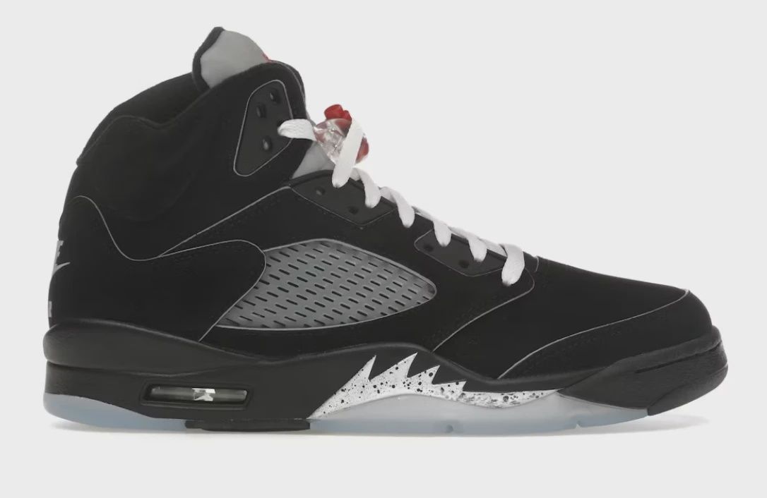 Air Jordan 5 Retro Original Black Metallic Reimagined • Brand New [4923]
