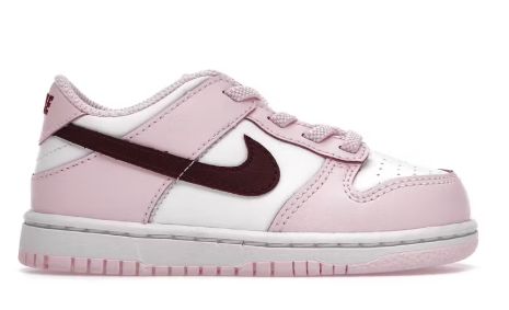 Nike Dunk Low Pink Red White (TD), Product Condition: Brand New, Shoe Size: US 4C