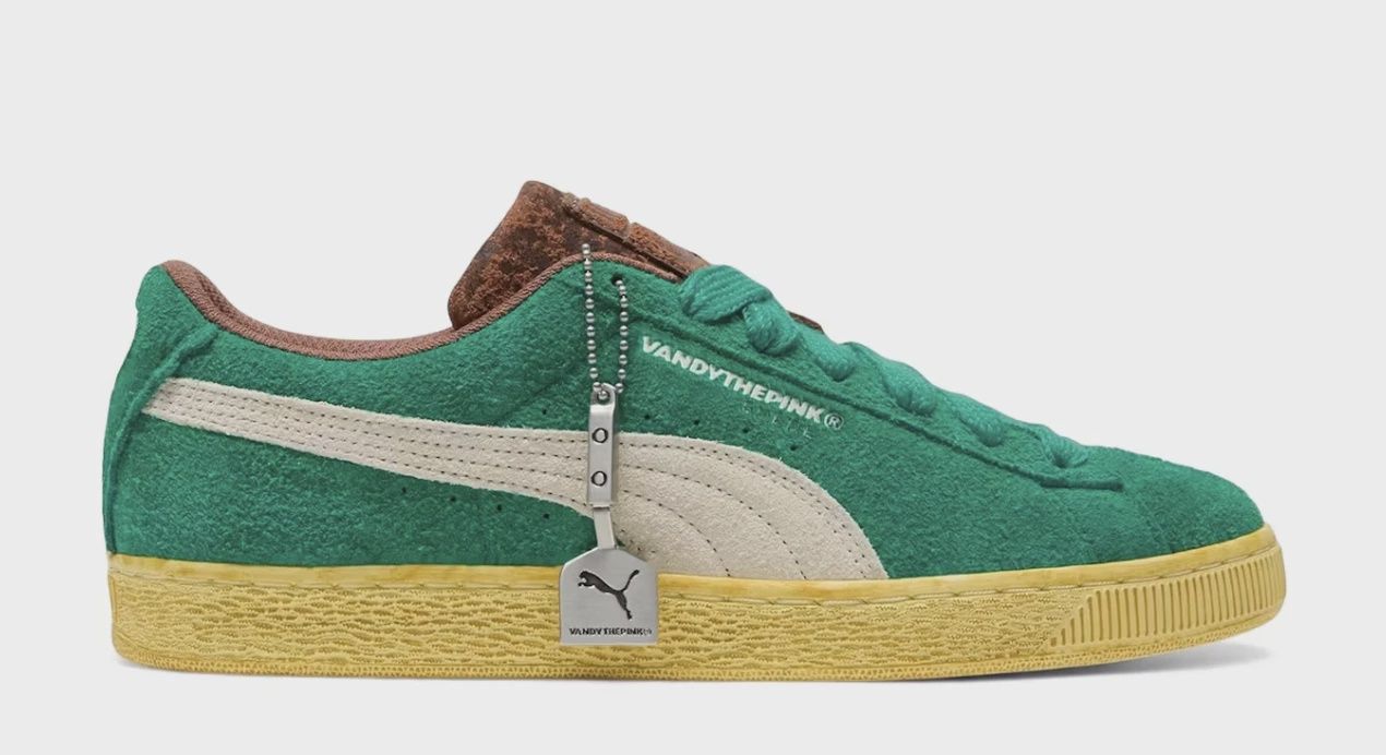 Puma Suede Vandy The Pink Grassy Green • Brand New [2469]