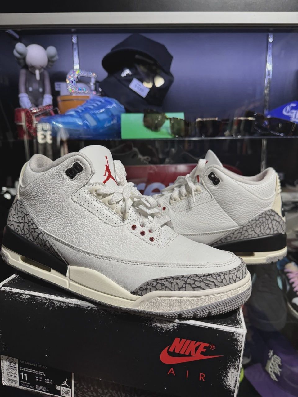Air Jordan 3 Retro White Cement Reimagined • Pre-Owned [7698]