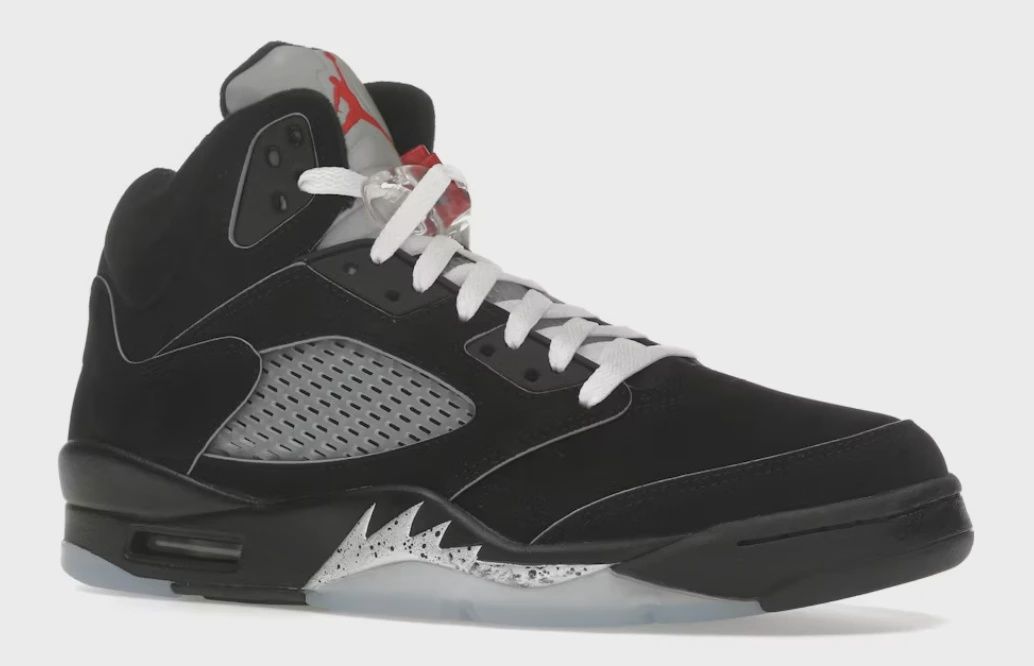 Air Jordan 5 Retro Original Black Metallic Reimagined • Brand New [5961]