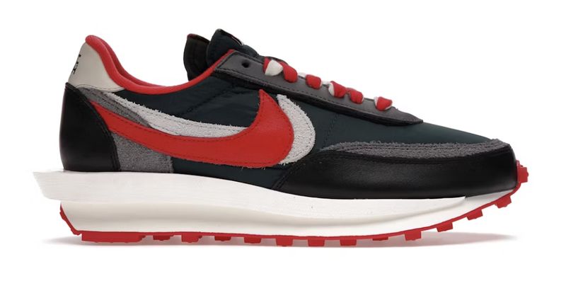 Nike LD Waffle sacai Undercover Midnight Spruce University Red - Brand New