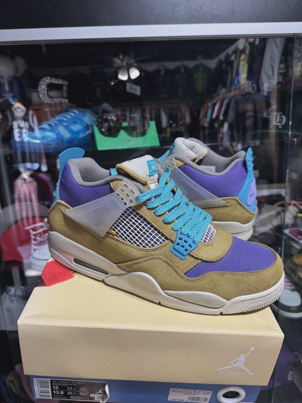 Air Jordan 4 Retro SP 30th Anniversary Union Desert Moss • Pre-Owned [6020]