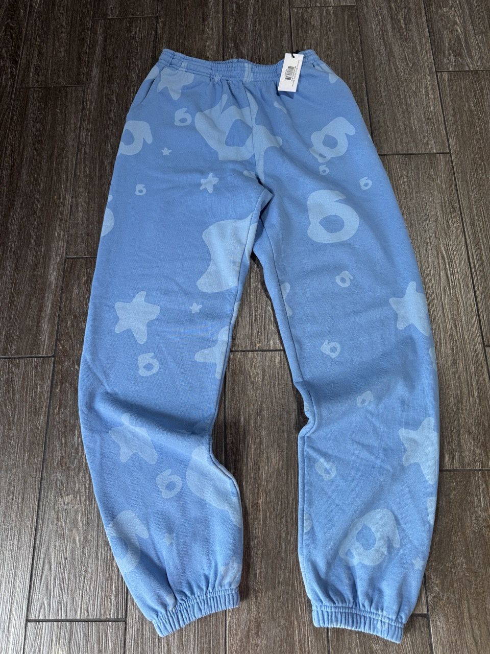 Sp5der dusty blue swaetpants - Pre-Owned