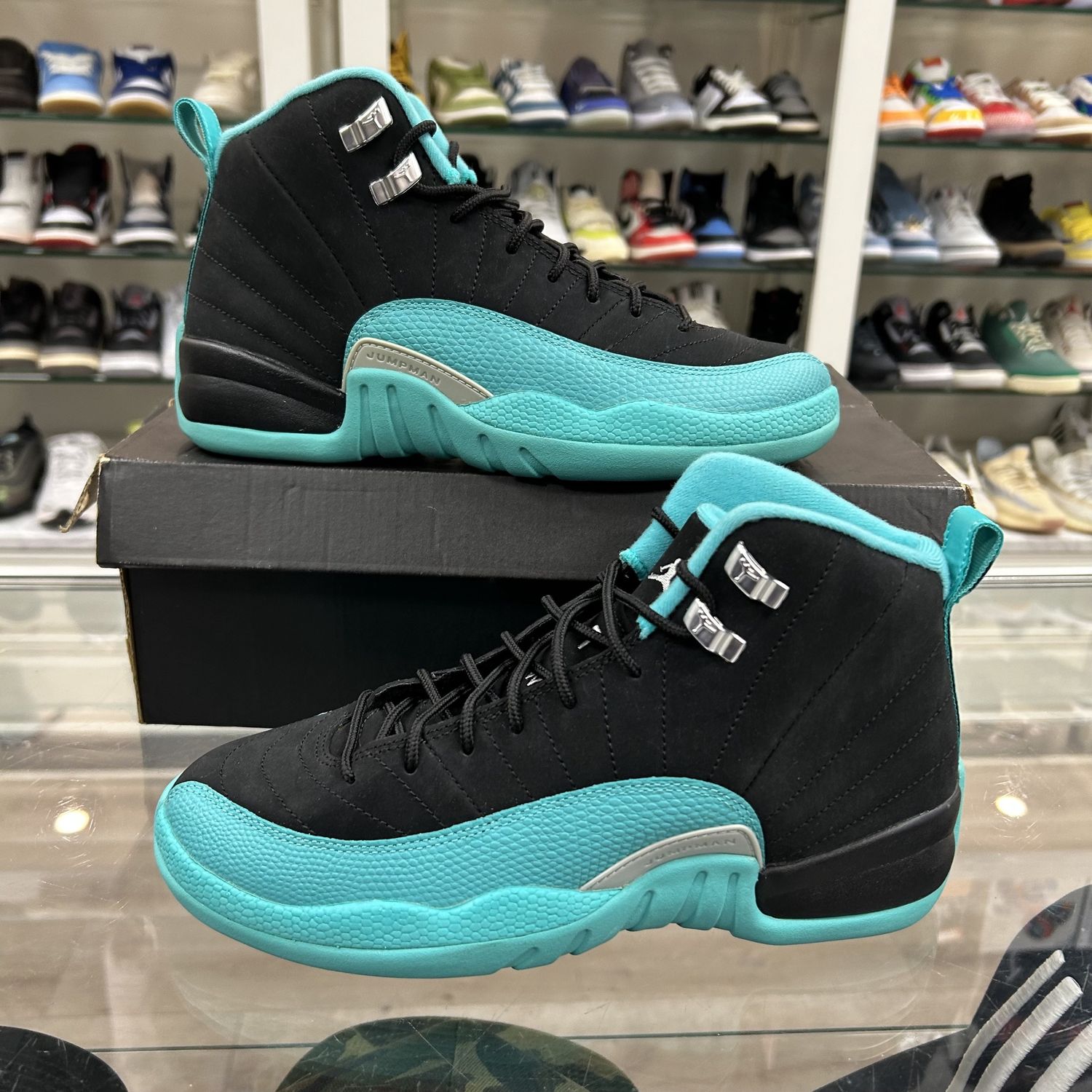 Jordan 12 Retro Hyper Jade (GS) - Pre-Owned, Product Condition: Pre-Owned, Shoe Size: US M 7.5