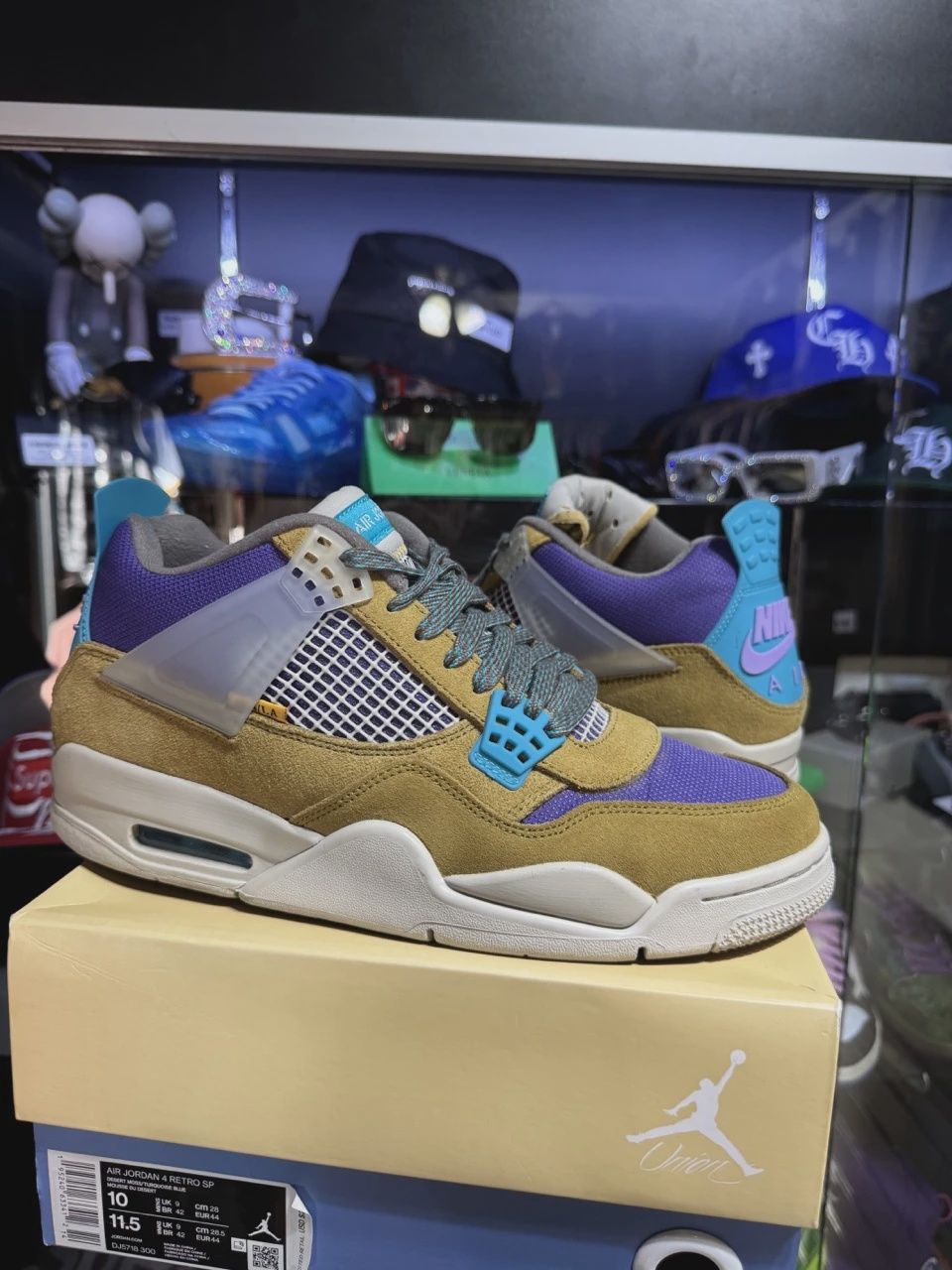 Air Jordan 4 Retro SP 30th Anniversary Union Desert Moss • Pre-Owned [4463]