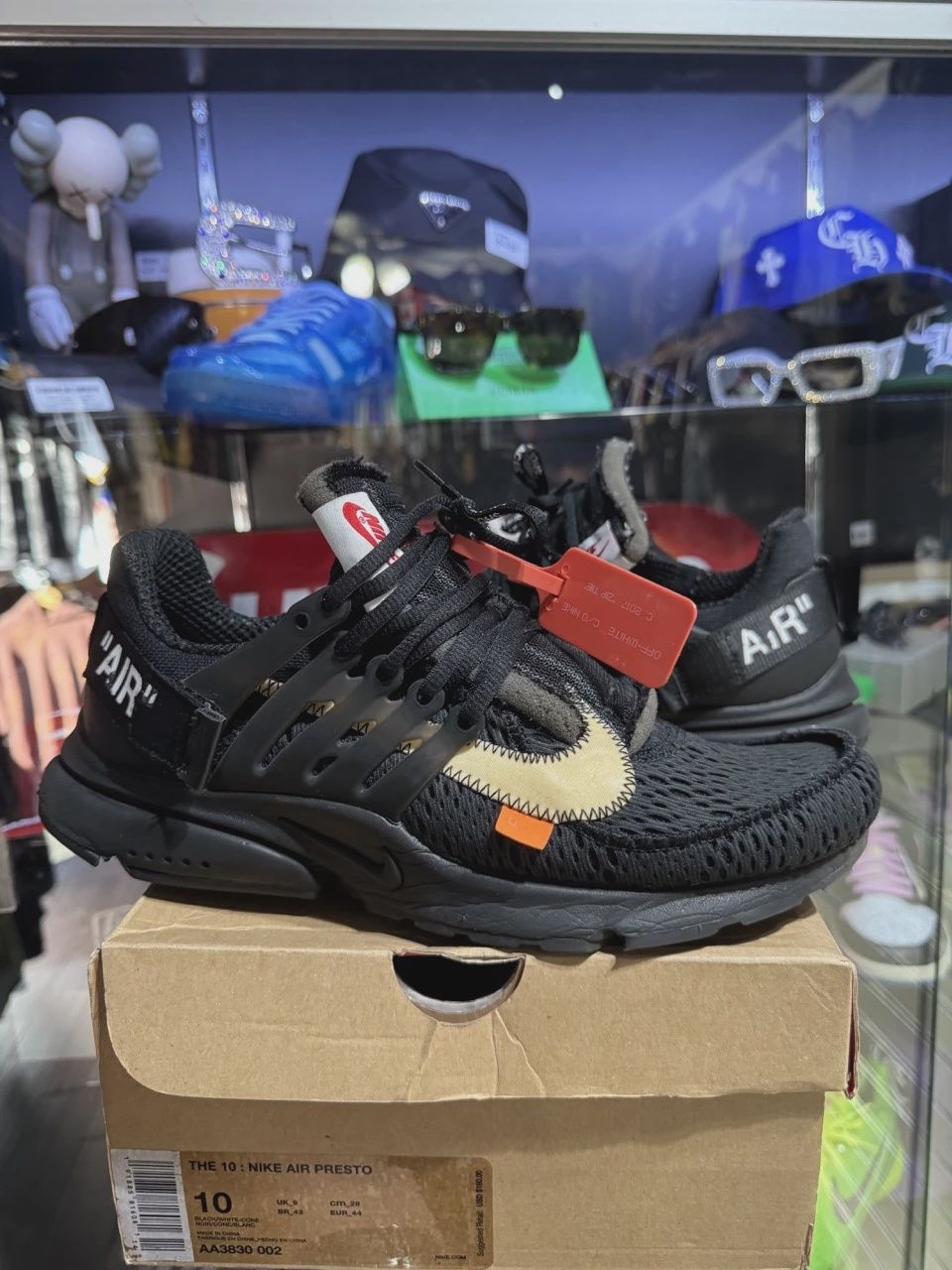 Nike Air Air Presto Off-White Black (2018) • Pre-Owned [5114]