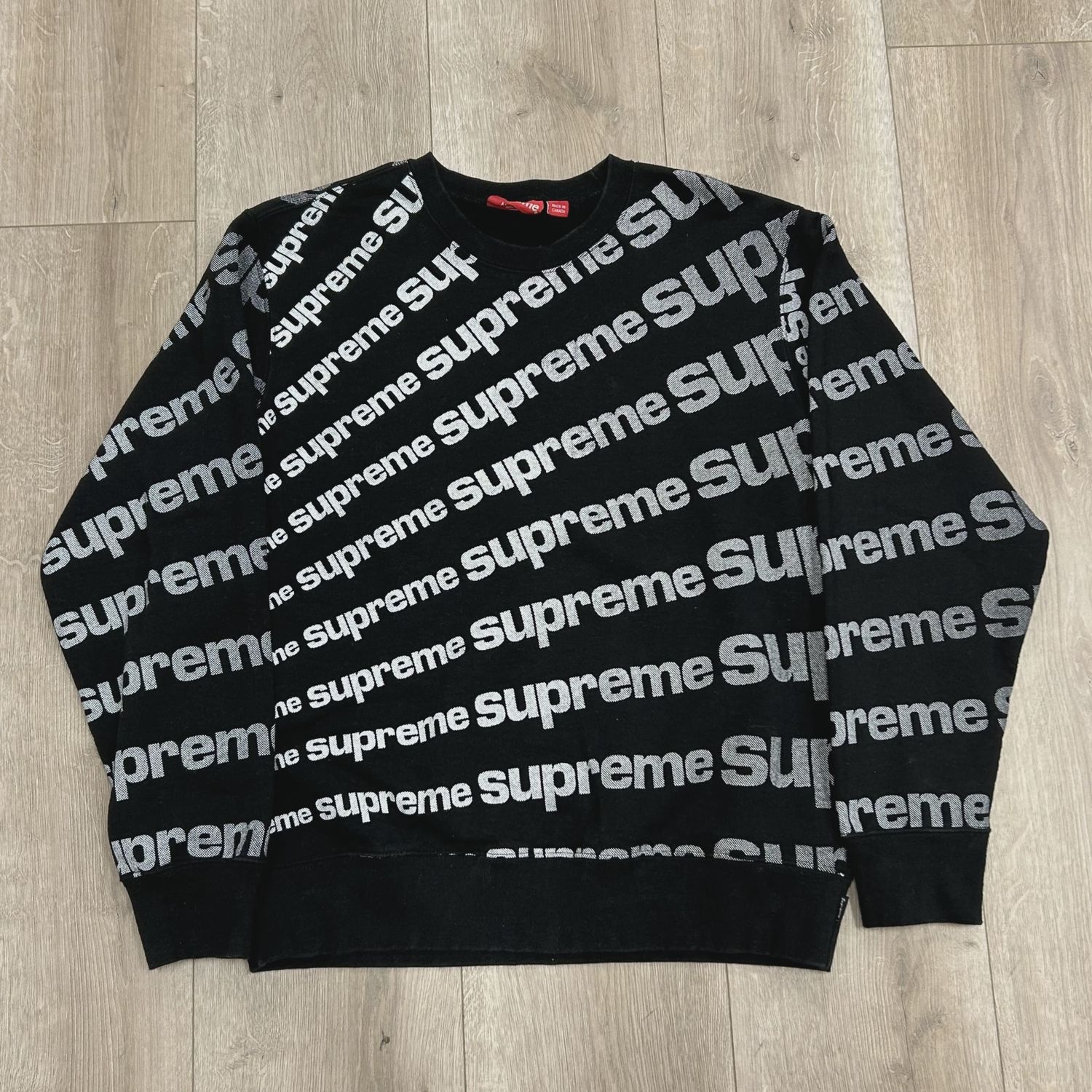 SS20 Supreme Radial Crewneck Black • Pre-Owned [1268]