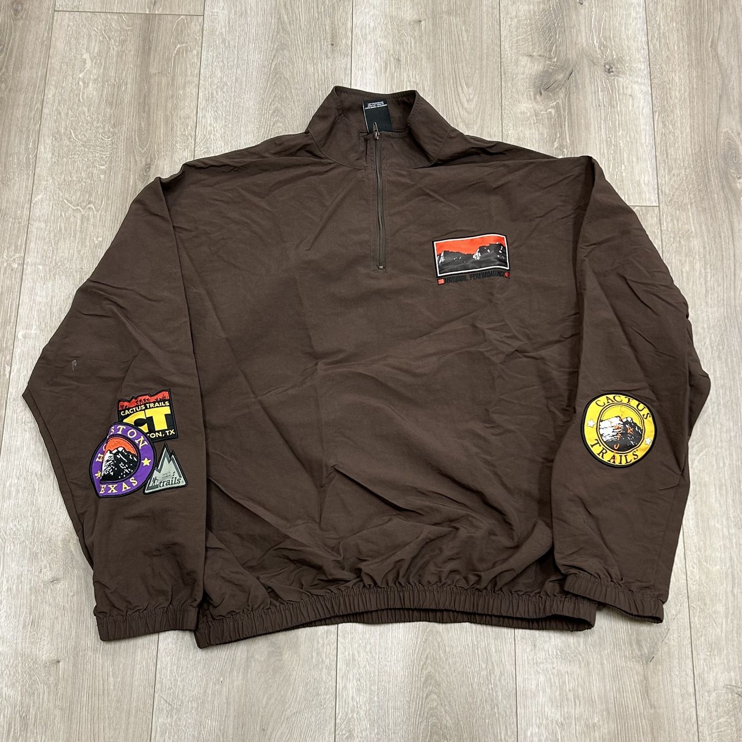 SS20 CACTUS JACK BY TRAVIS SCOTT  cactus trails half-zip windbreaker - Pre-Owned, Clothing Size: L, Product Condition: Pre-Owned