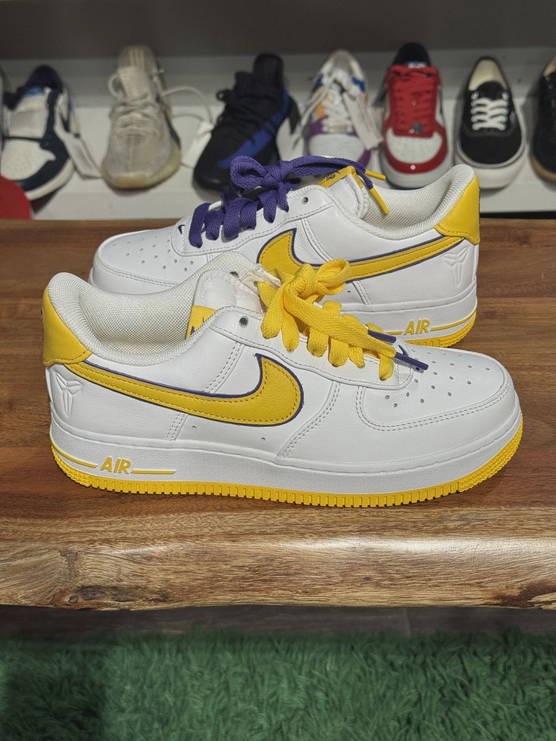 Nike Air Force 1 Low Retro QS Kobe Bryant Lakers Home NO BOX • Pre-Owned [6000]