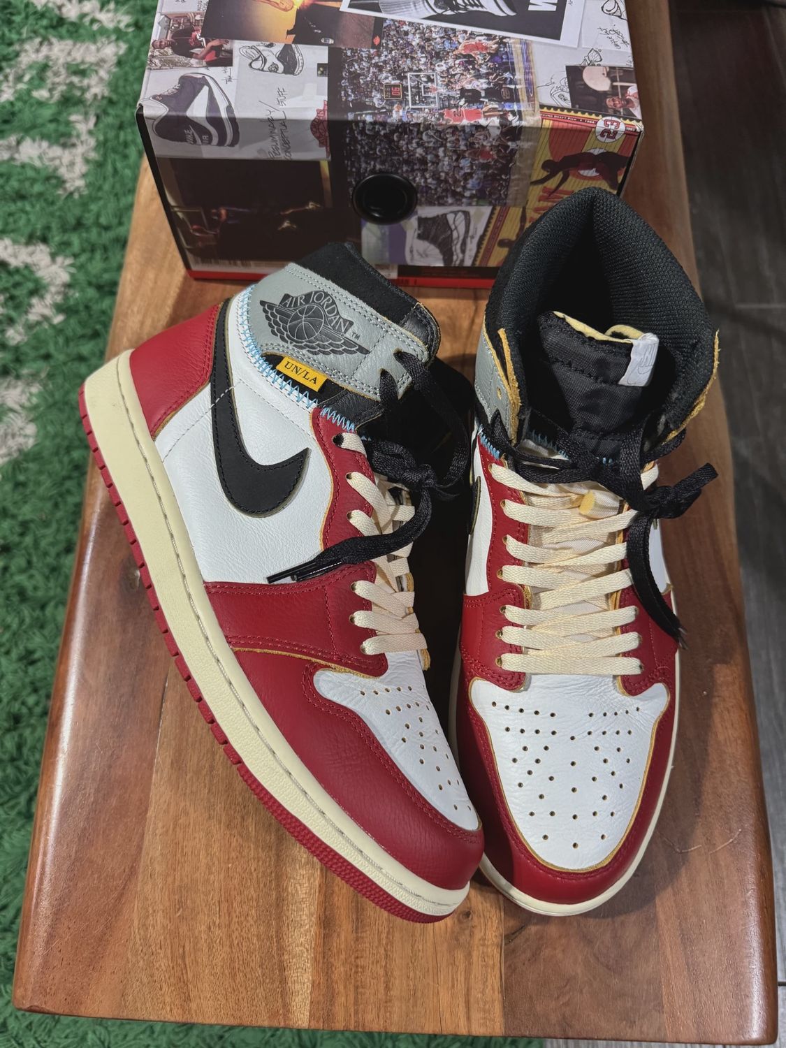 Air Jordan 1 Retro High Original SP Union LA Chicago Shadow • Pre-Owned [5650]