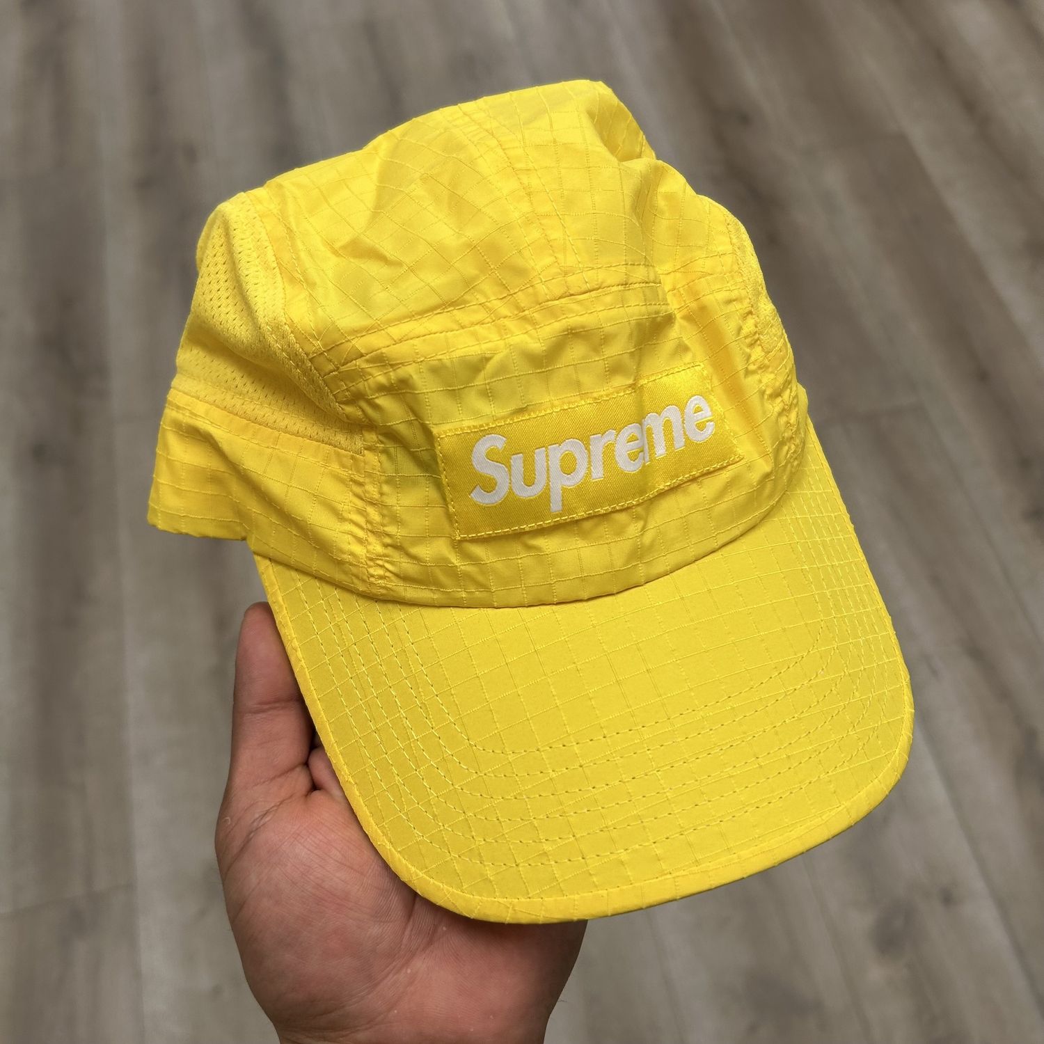 Supreme Yellow Camp Hat - New, Accessory Size: OSFA, Product Condition: Brand New