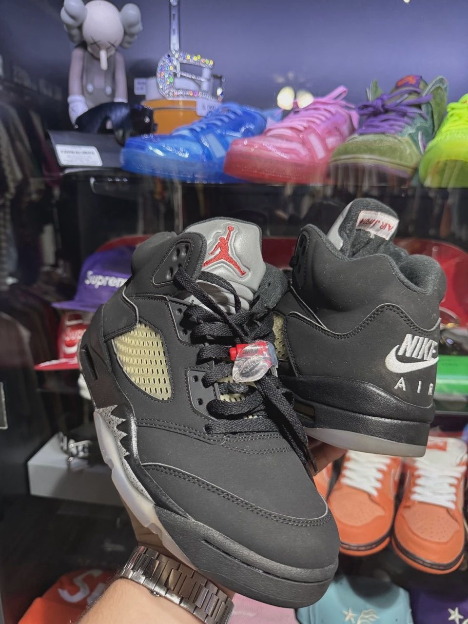 Air Jordan 5 Retro Black Metallic (2016) NO BOX • Brand New [2701]