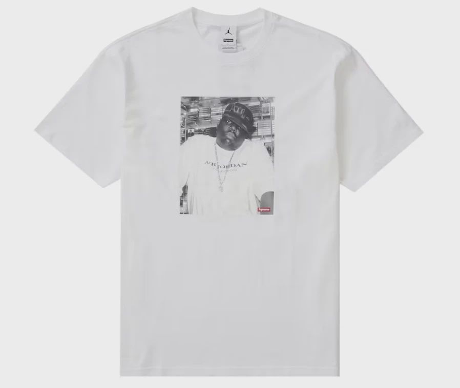 Supreme Jordan Biggie S/S Top White • Brand New [5567]