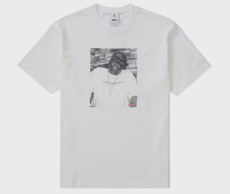 Supreme Jordan Biggie S/S Top White • Brand New [5567]