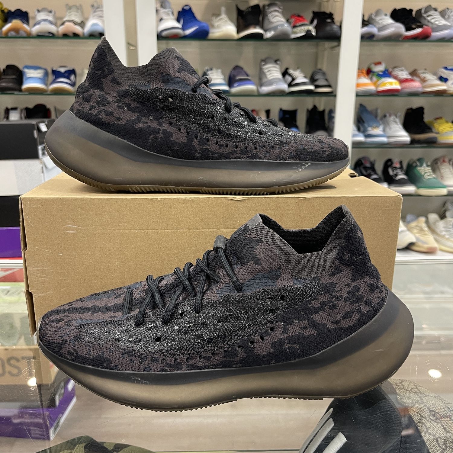 adidas Yeezy Boost 380 Onyx - Pre-Owned, Product Condition: Pre-Owned, Shoe Size: US M 12.5