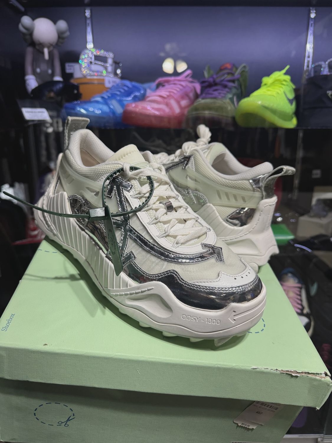 Off-White ODSY-1000 Virgil Abloh Silver Mirror • Pre-Owned [4090]