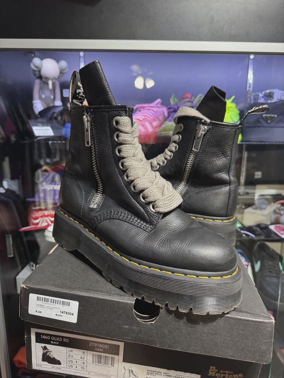 Rick Owen’s Dr Marten Lace Up Boot • Pre-Owned [3046]