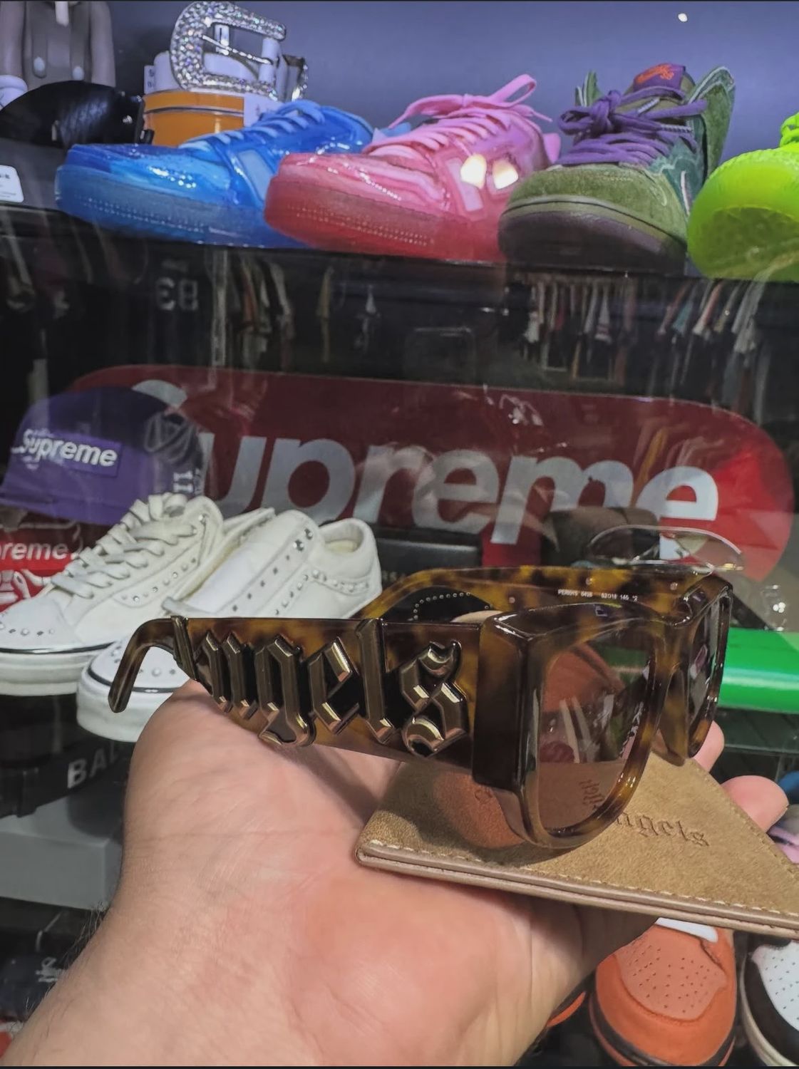 Palm Angels Sunglasses Brown • Pre-Owned [8986]