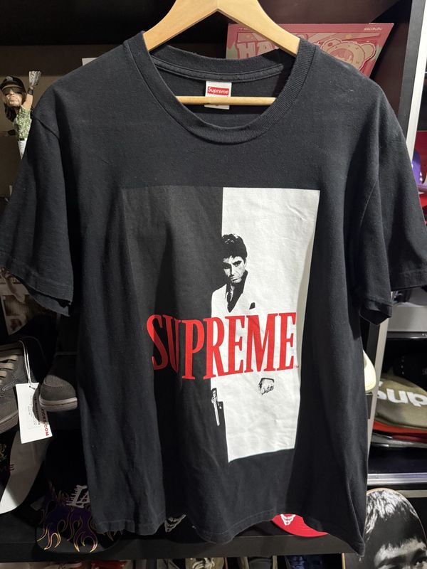 Supreme Scarface Split Tee Black - Pre Owned