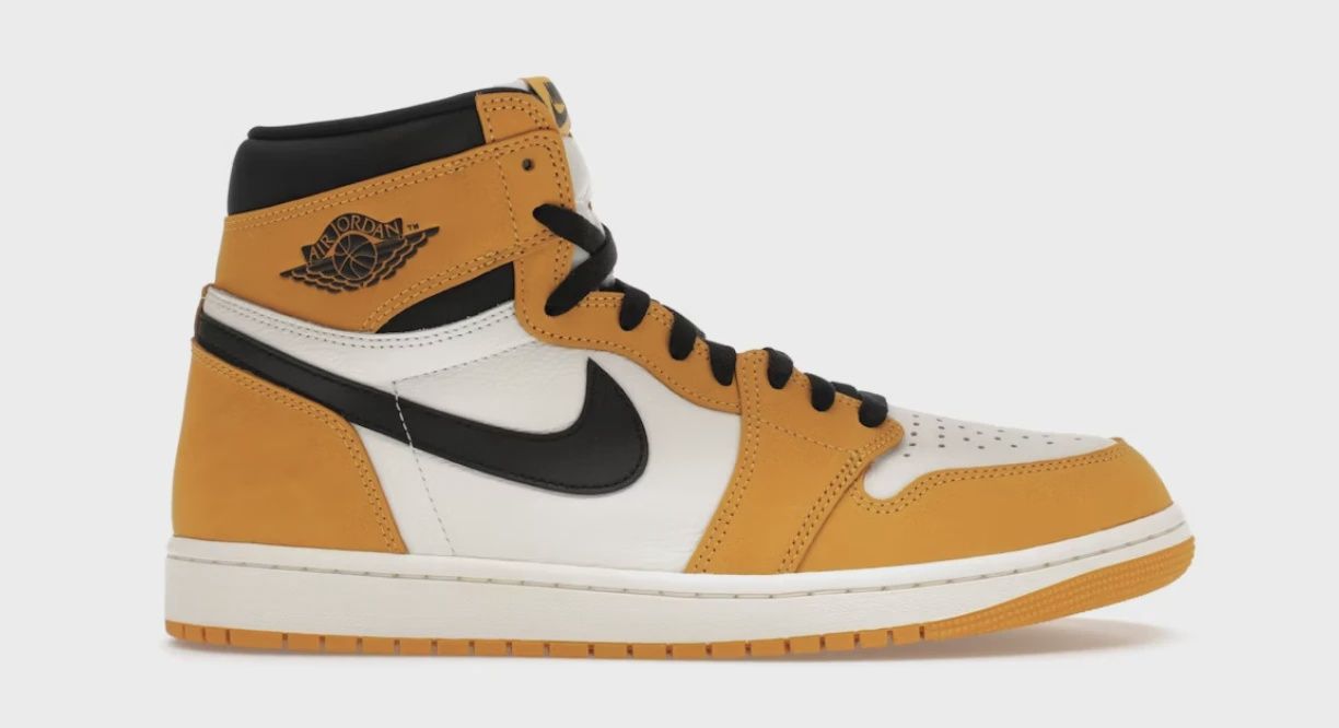 Air Jordan 1 Retro High Original Yellow Ochre • Brand New [3763]