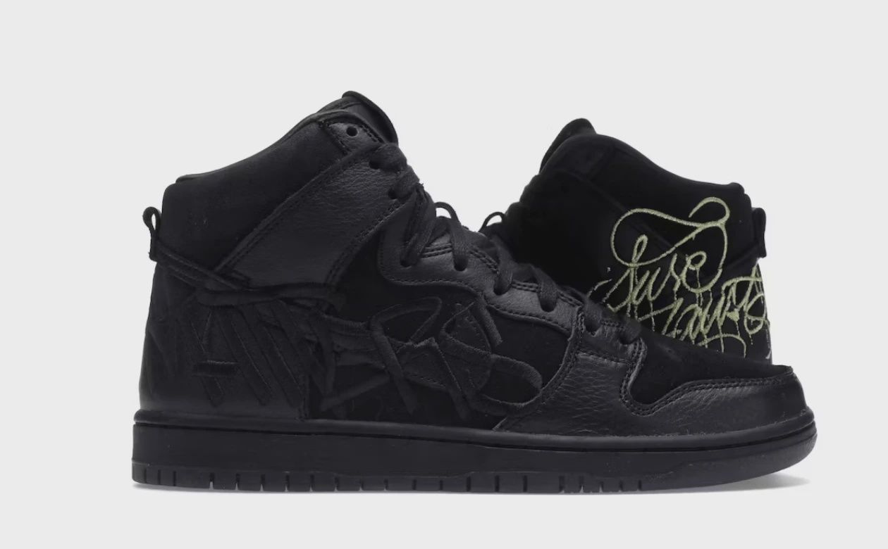 Nike SB Dunk High FAUST Black Gold • Brand New [7572]