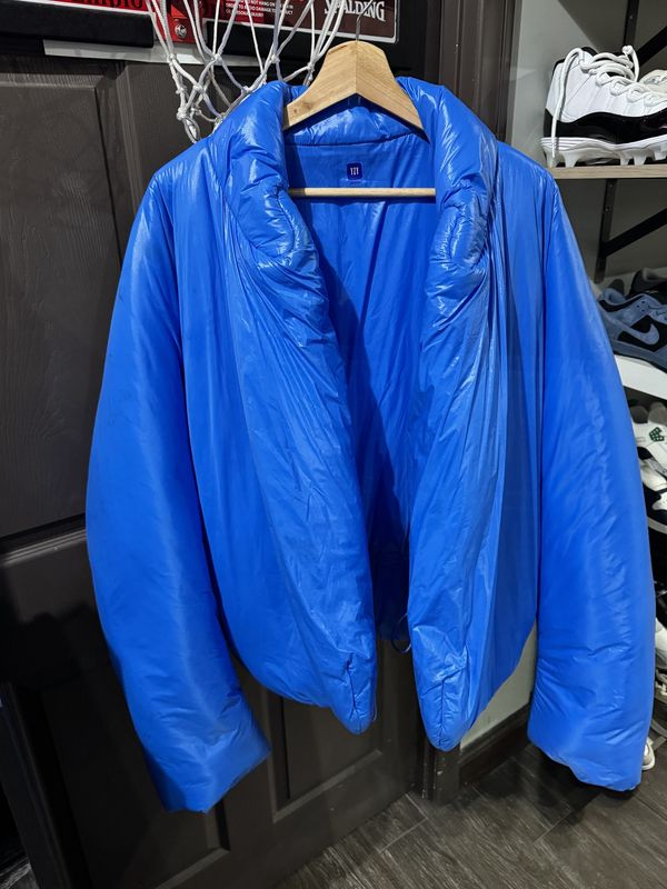 Yeezy Gap Engineered By Balenciaga Round Puffer Jacket Blue [6767] - Pre Owned