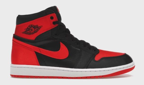 Air Jordan 1 Retro High Original Satin Black Red (Women&#39;s) • Brand New [3481]