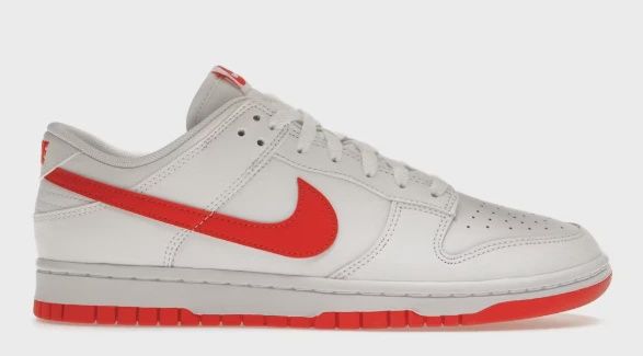 Nike Dunk Low Retro White Picante Red • Brand New [1931]