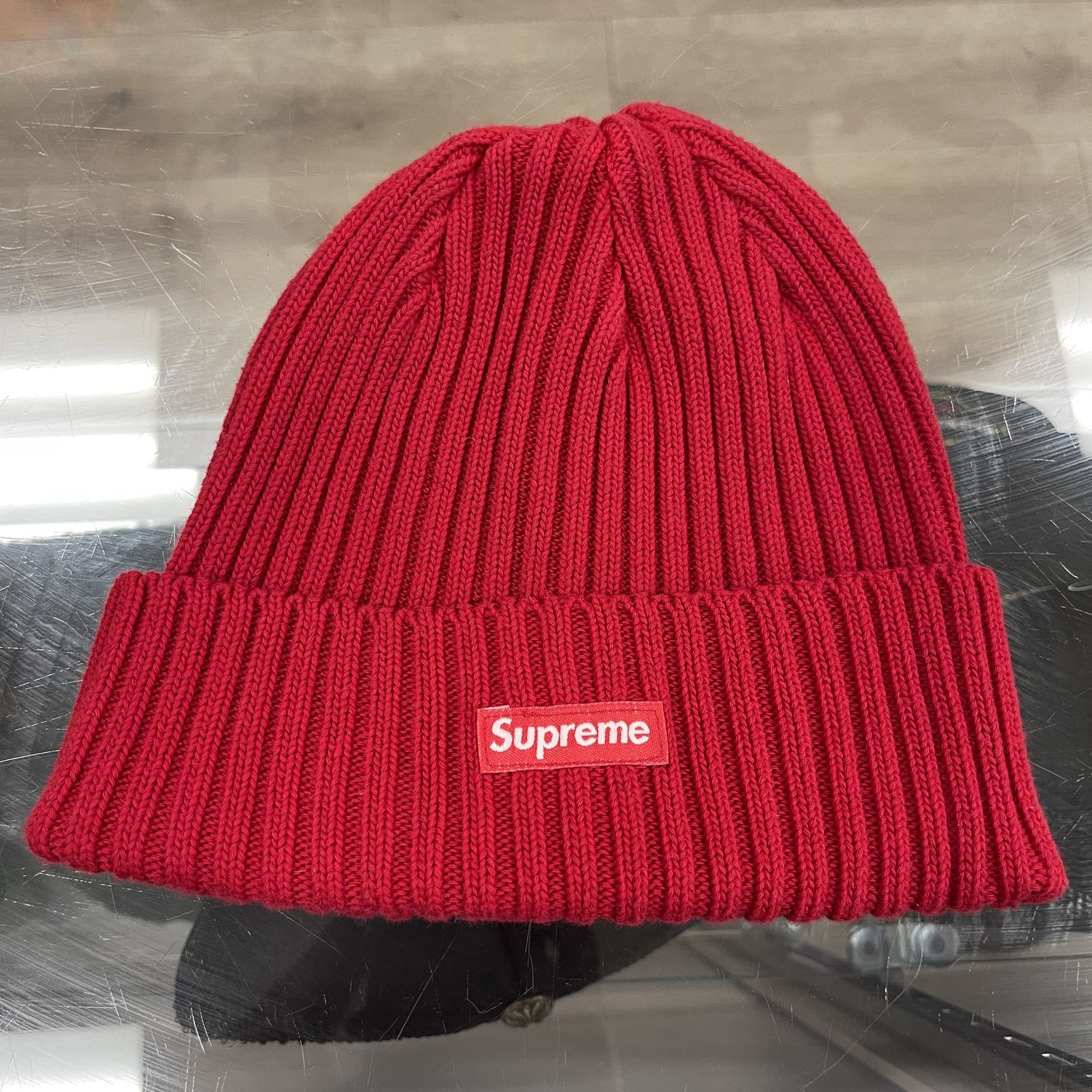Supreme Box Logo Beanie Red on Red - Pre-Owned