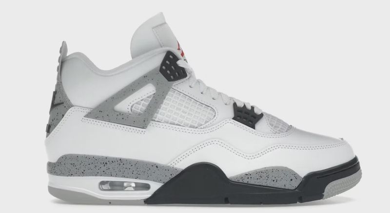 Air Jordan 4 Retro White Cement (2025) • Brand New [4946]