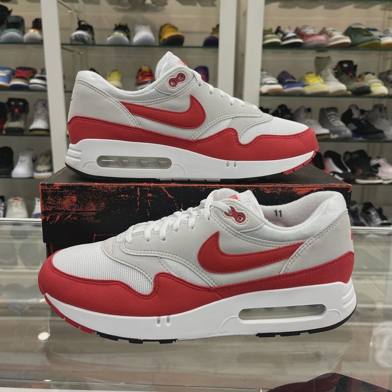 Nike Air Max 1 &#39;86 Original Big Bubble Sport Red • Pre-Owned [4424]