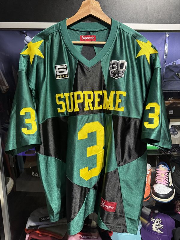 Supreme Star Football Jersey Dark Green / XL / - Pre Owned
