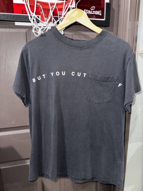 OFF-WHITE Graph Tee &#39;But You Cut Me Off&#39; / XS - Pre Owned [3958]