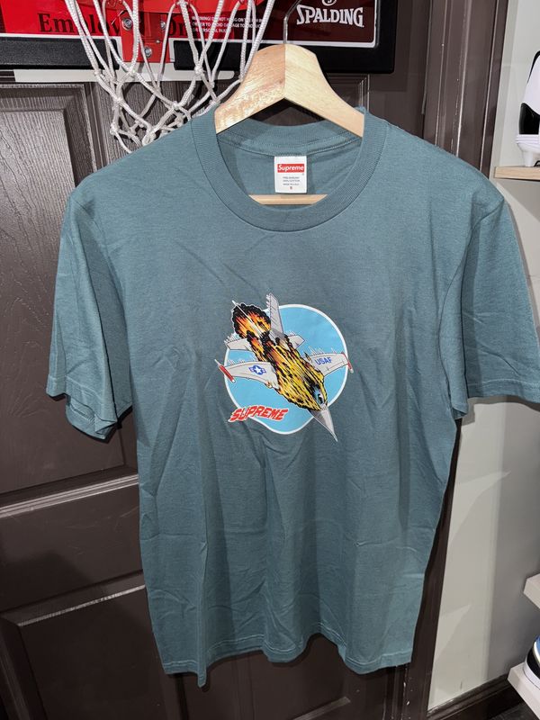 Supreme Plane Crash Graph Tee / S - Pre Owned [6685]