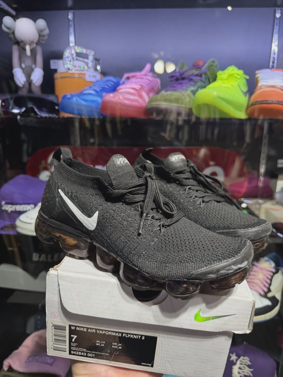 Nike Air VaporMax 2 Black White (Women&#39;s) • Pre-Owned [1799]