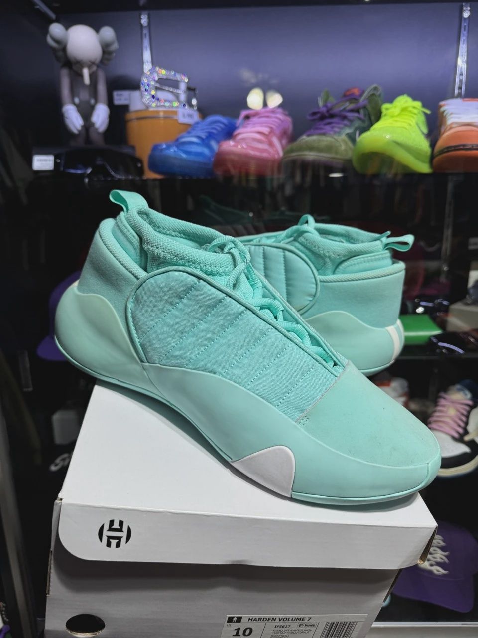 adidas Harden Vol. 7 Flash Aqua • Pre-Owned [6489]