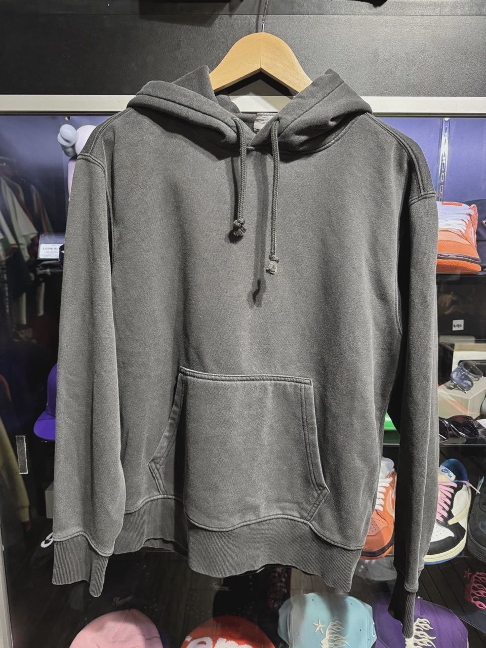 Supreme The North Face Pigment Printed Hooded Sweatshirt Black • Pre-Owned [4376]