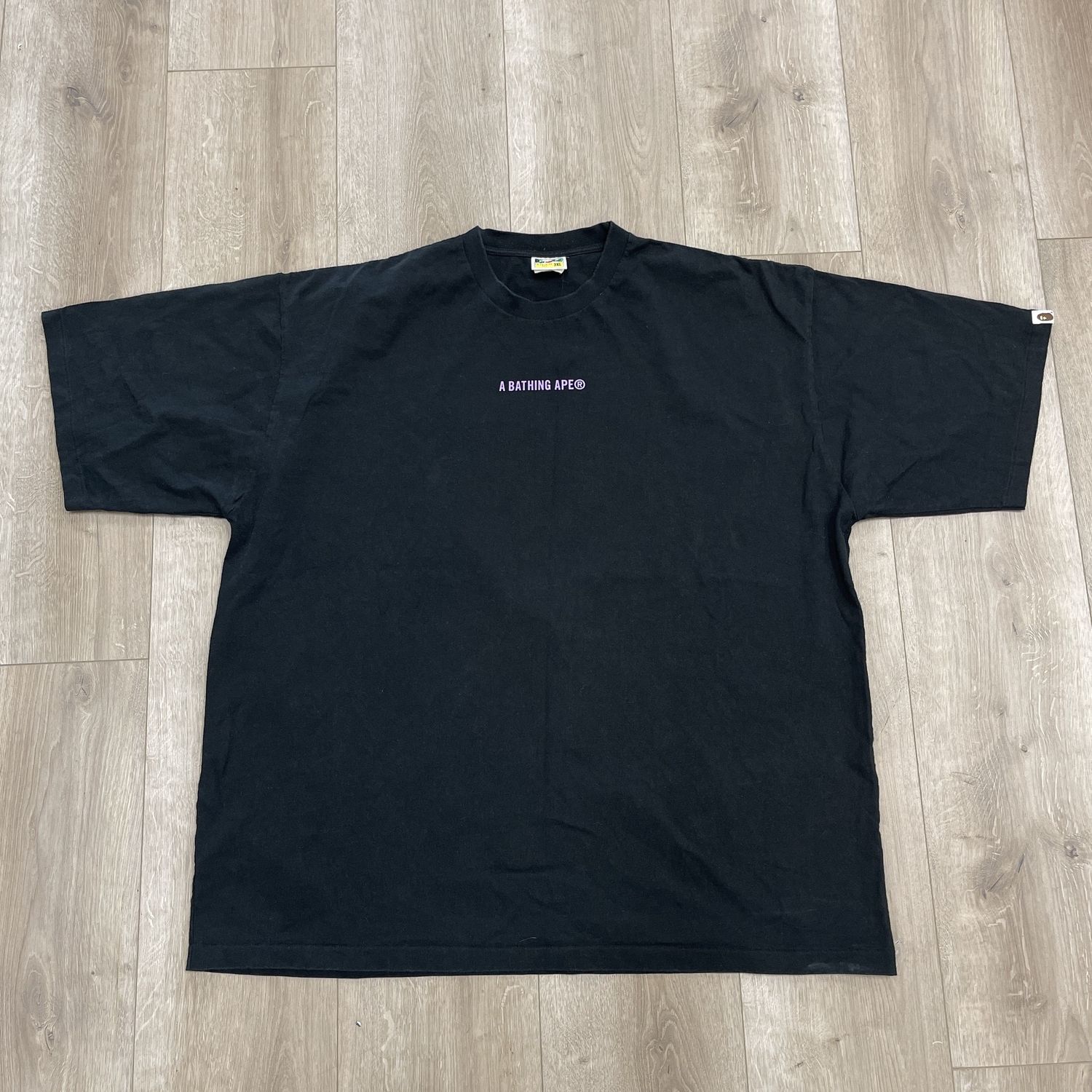 Bape Cheetah Camo Black Tee - Pre-Owned, Clothing Size: 3XL, Product Condition: Pre-Owned