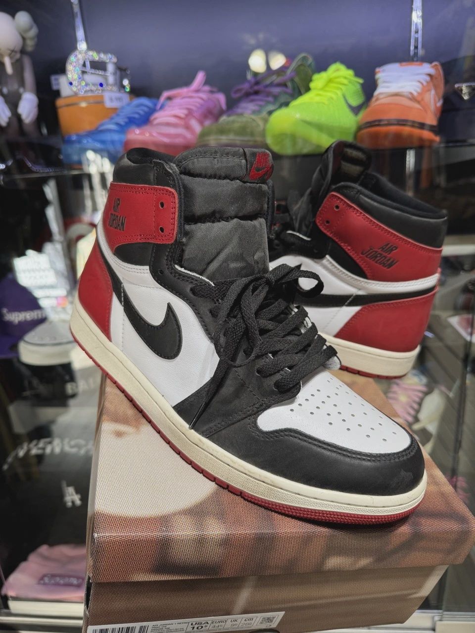 Air Jordan 1 Retro High Original Black Toe Reimagined • Pre-Owned [6287]