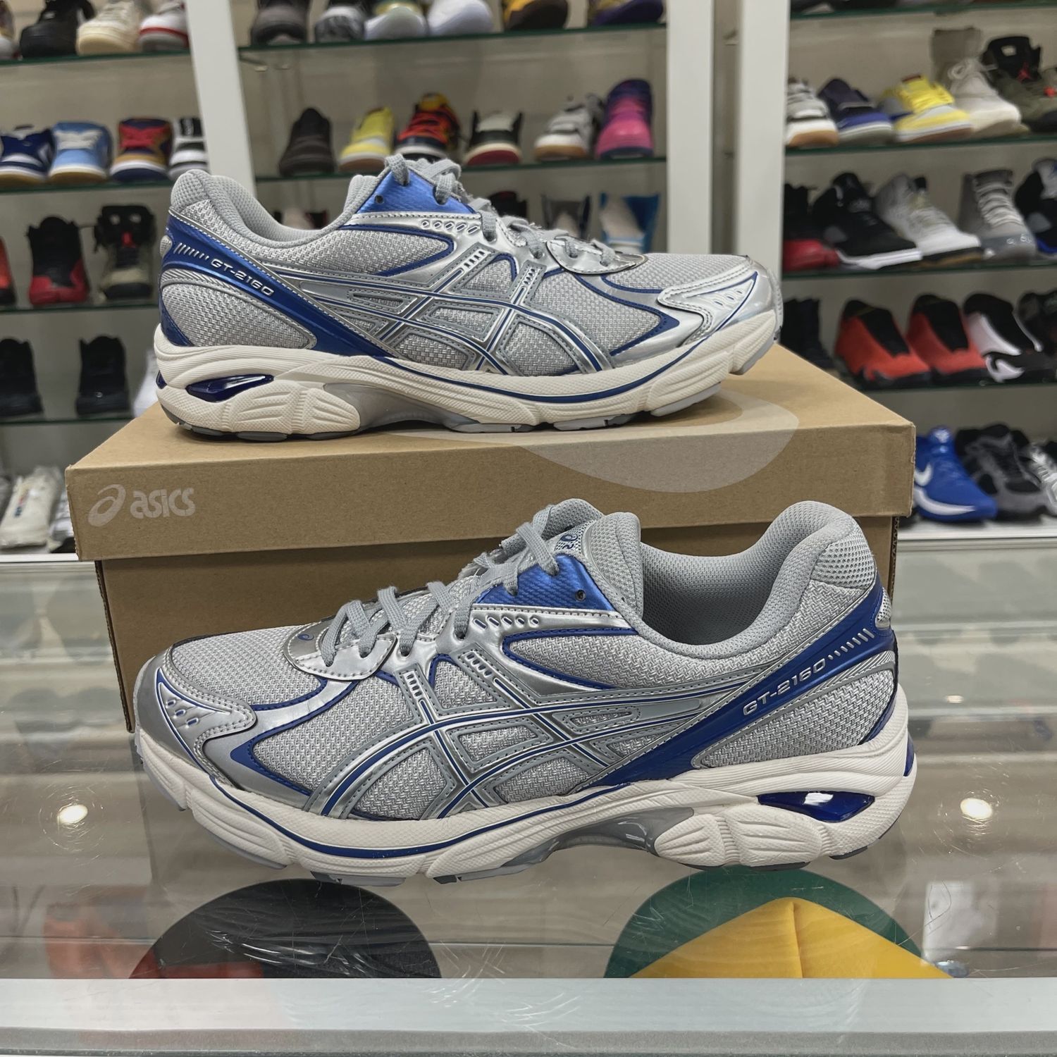 ASICS GT-2160 Piedmont Grey Deep Marine • Pre-Owned [2031]