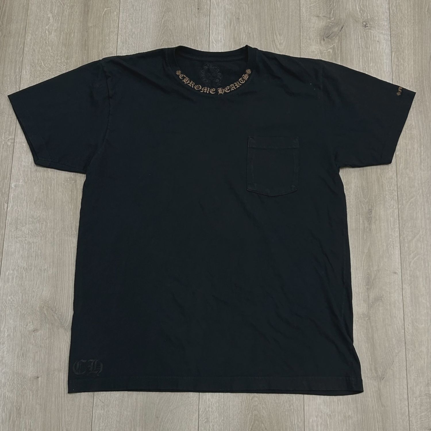Chrome tee brown/black pocket tee • Pre-Owned [5017]