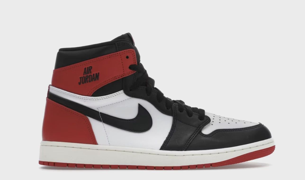 Air Jordan 1 Retro High Original Black Toe Reimagined • Brand New [7181]