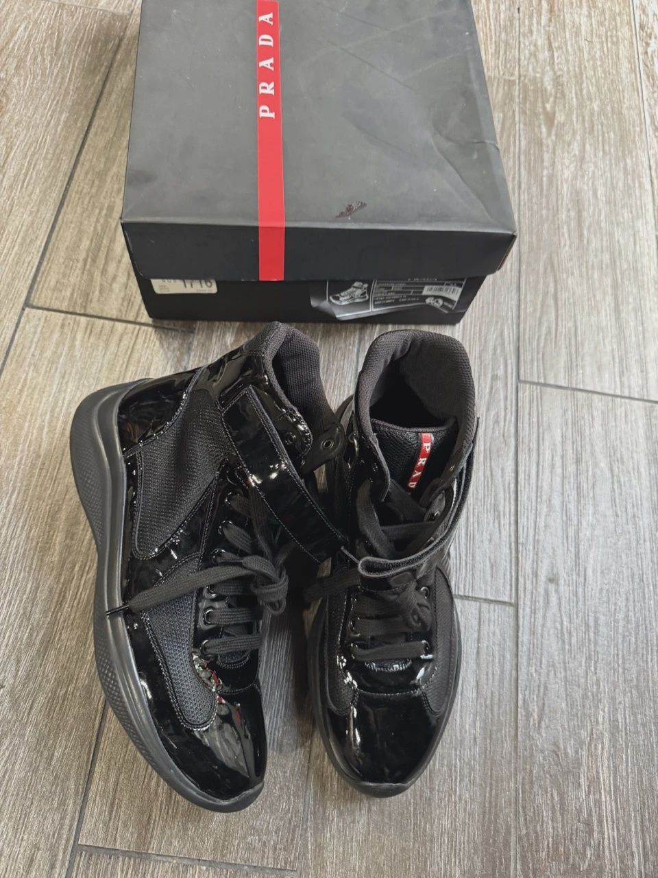 Prada American Cup Black High • Pre-Owned [6612]