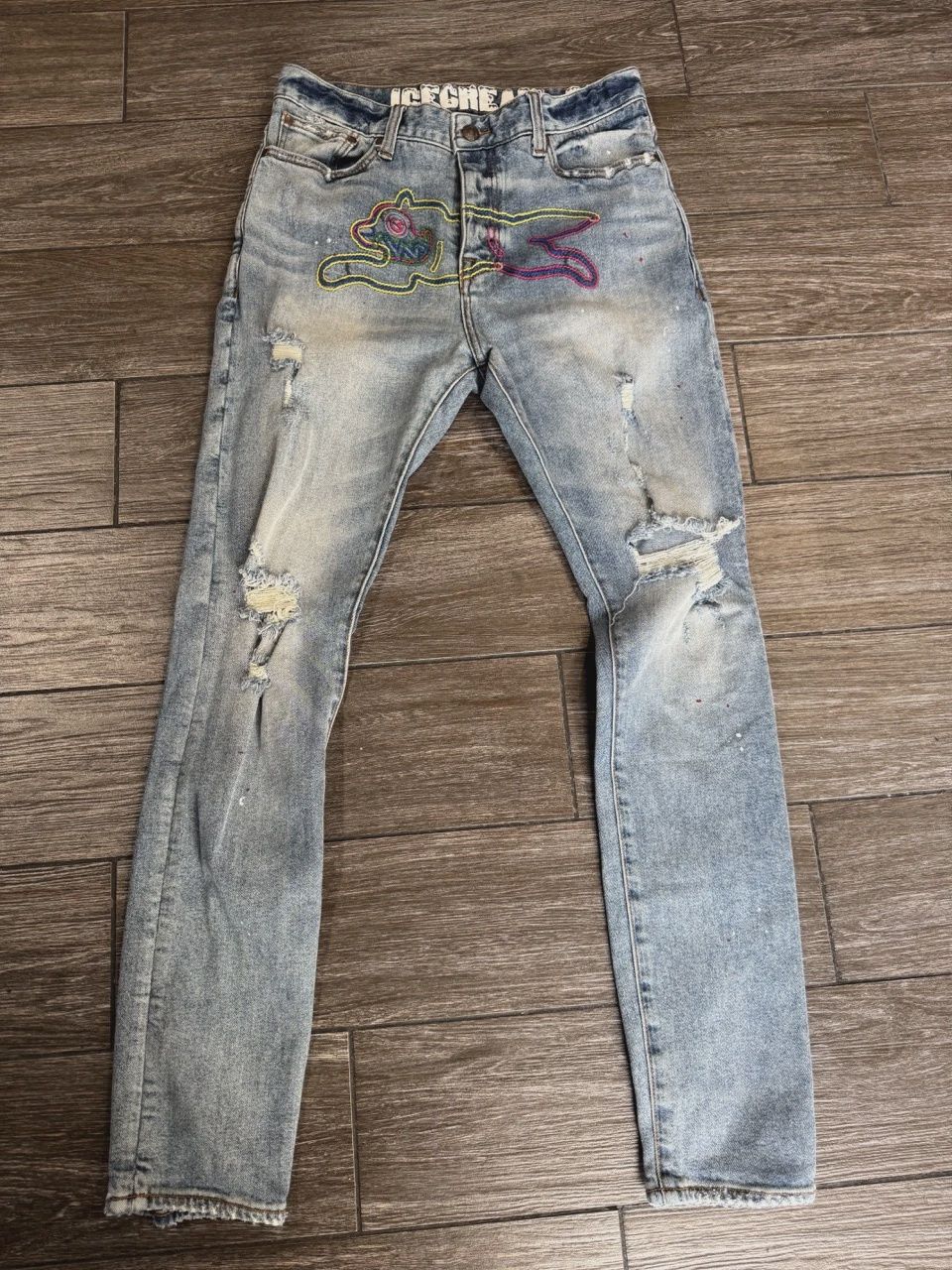 Ice Cream Jeans Light Blue Denim size 32 • Pre-Owned [7075]