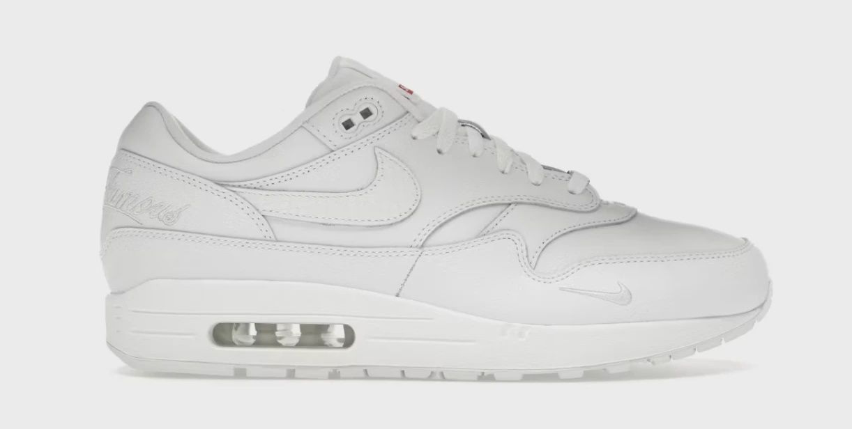 Nike Air Max 1 &#39;87 SP Supreme Triple White • New [5311]