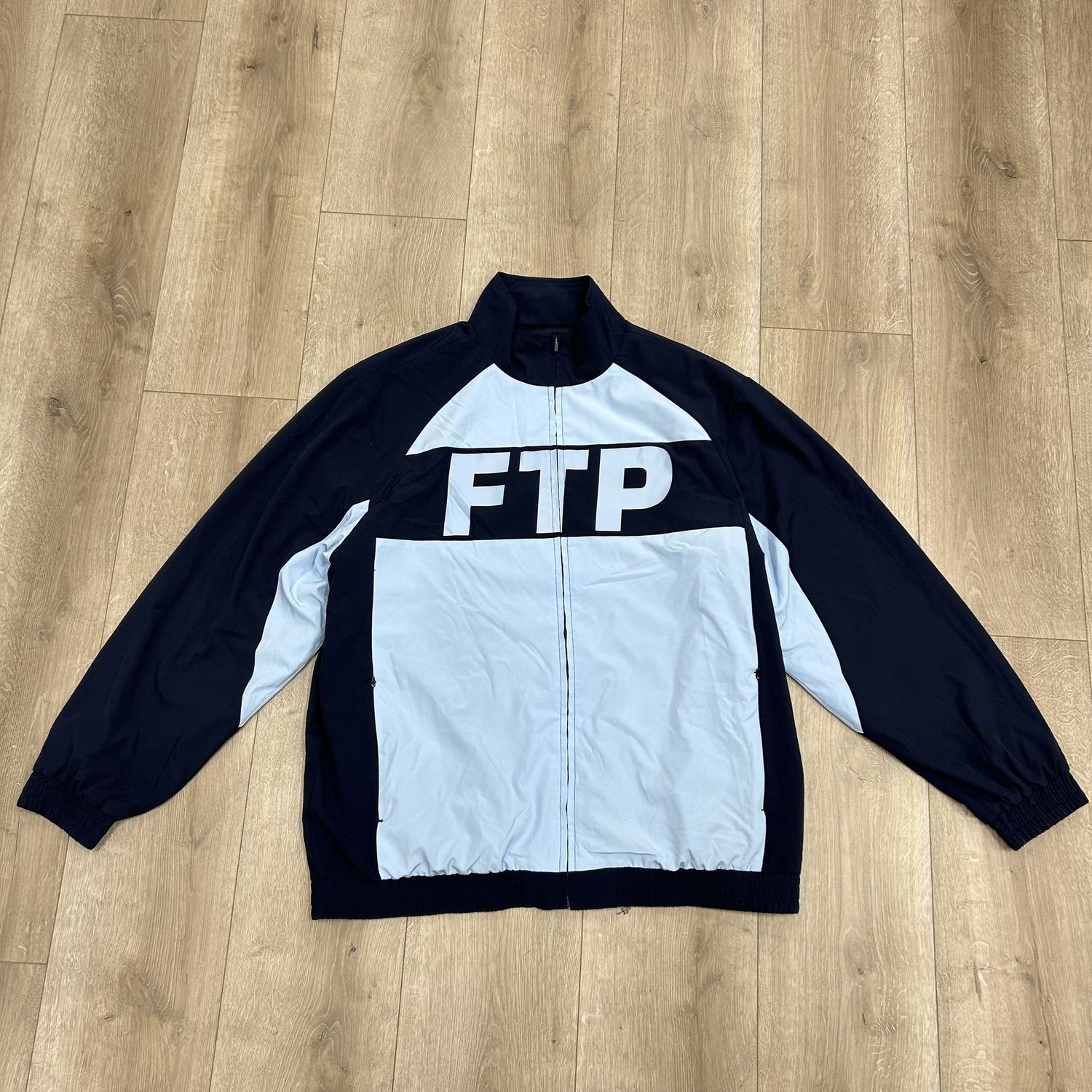 FTP Logo Track Jacket Blue - Pre-Owned, Clothing Size: XL, Product Condition: Pre-Owned