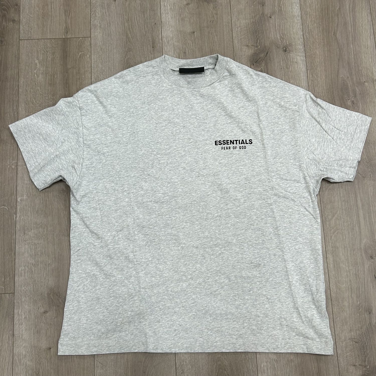 Essentials Heather Grey Black Tee - Pre-Owned