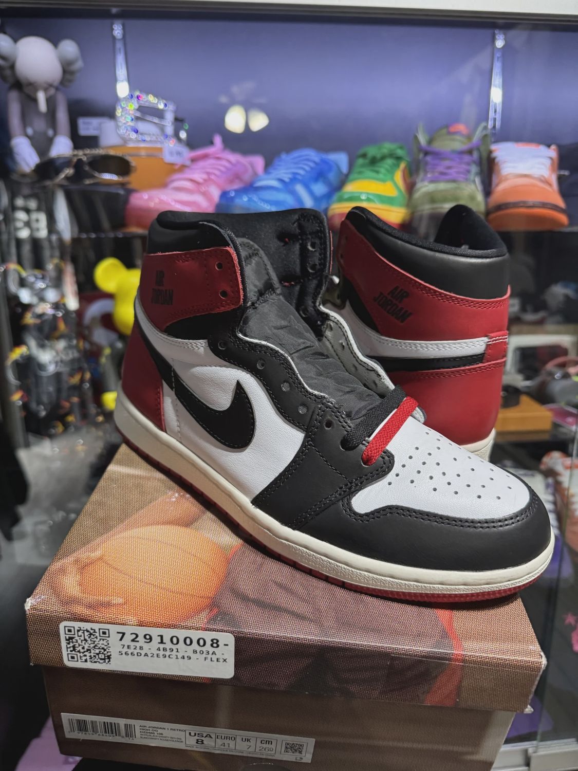 Air Jordan 1 Retro High Original Black Toe Reimagined • Pre-Owned [9032]