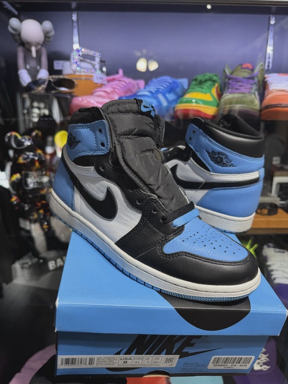 Air Jordan 1 Retro High Original UNC Toe • Pre-Owned [3210]